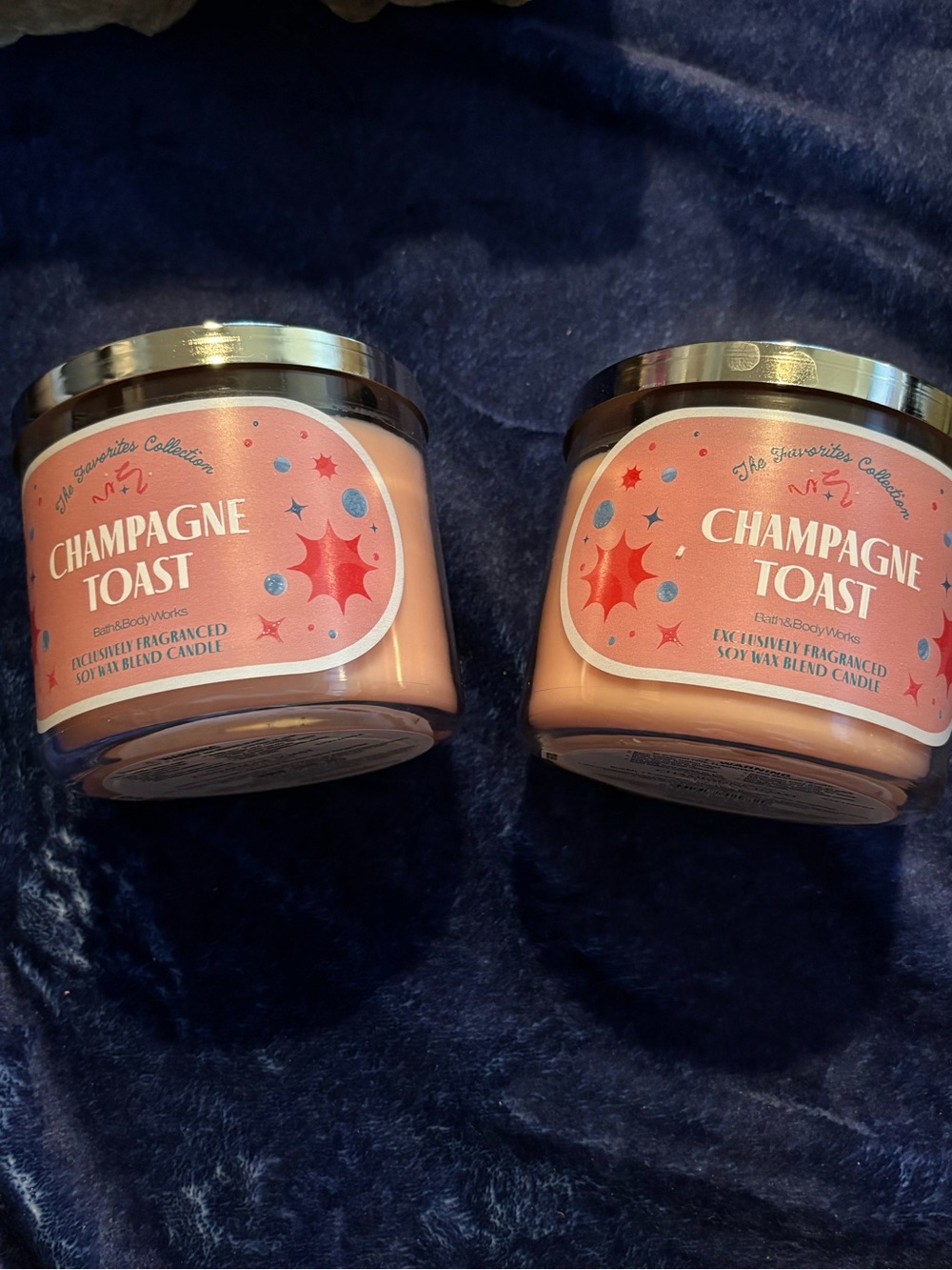 Bath & Body Works Champagne Toast Candle Duo - Pink